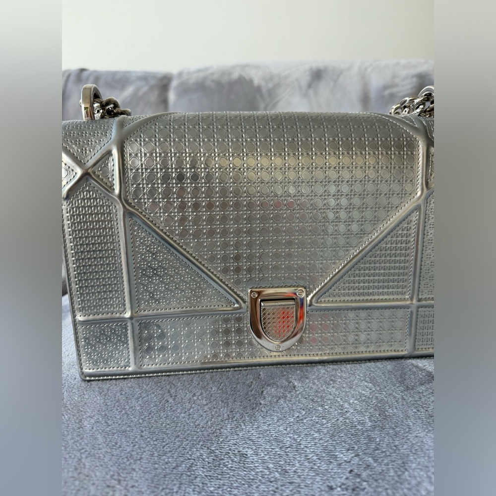 Christian Dior Medium Microcannage Diorama Bag